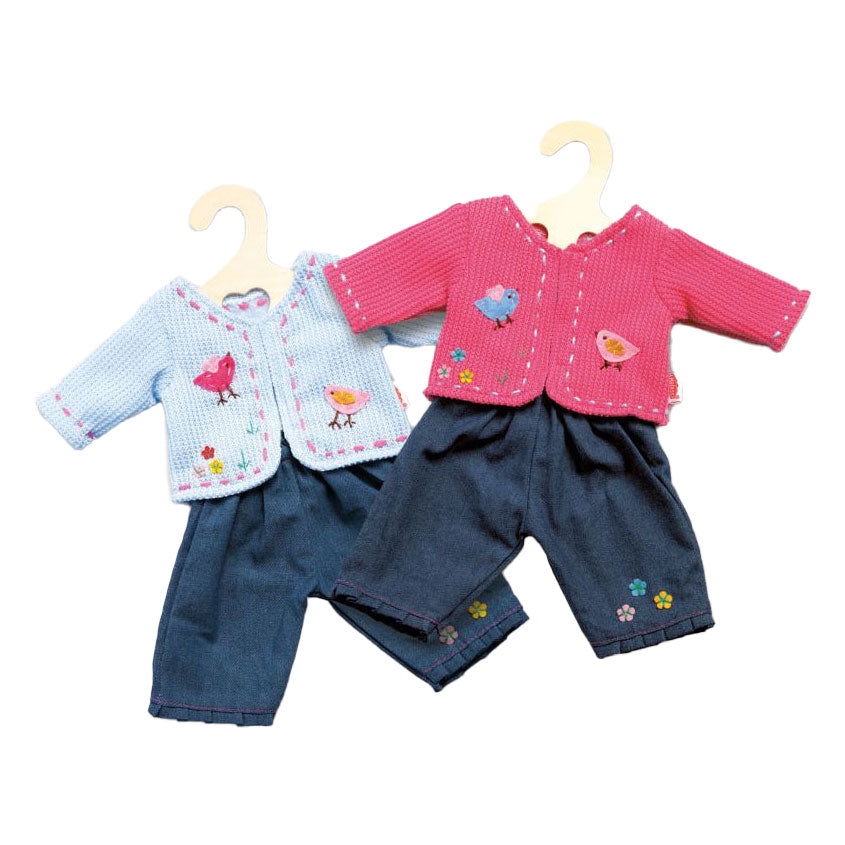 Heless Jacke mit Jeansblau, 35-45 cm