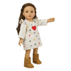 Heless Doll Stiefel Wildleder, 38-45 cm