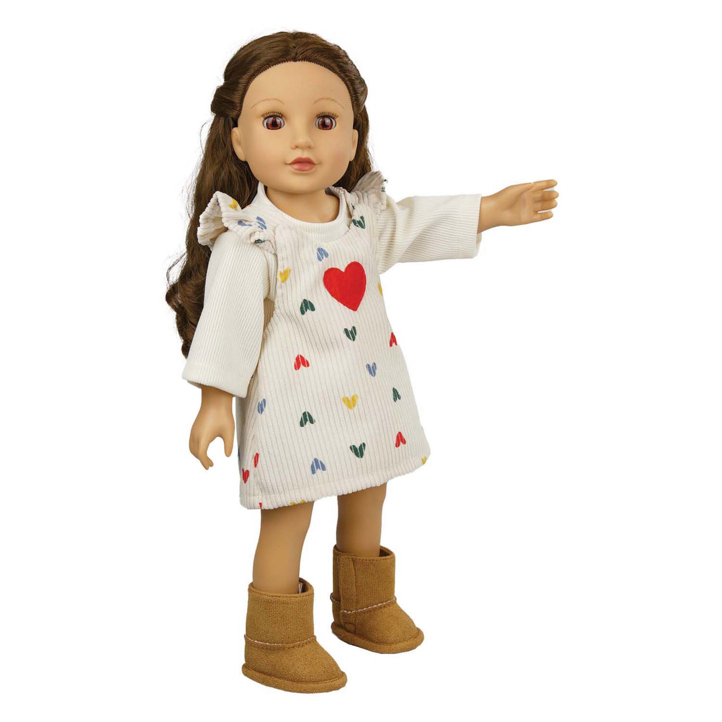 Heless Doll Stiefel Wildleder, 38-45 cm