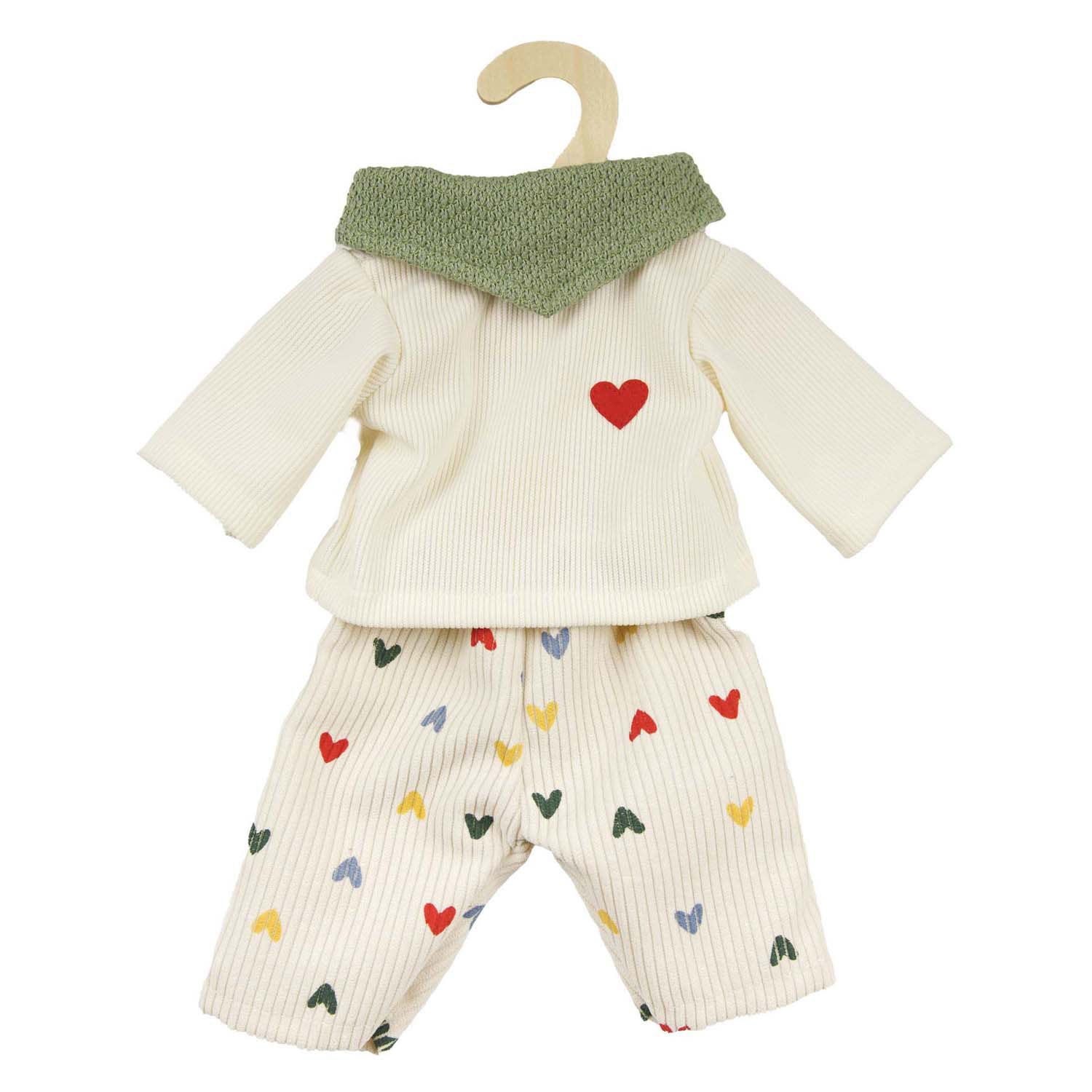 Heless Dolls Rippen-Samthosen Herzkonfetti, 28-35 cm