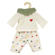 Heless Dolls Rippen-Samthosen Herzkonfetti, 28-35 cm