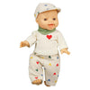Heless Dolls Rippen-Samthosen Herzkonfetti, 28-35 cm