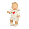 Heless Dolls Rib Samt Kleid Herz Konfetti, 28-35 cm
