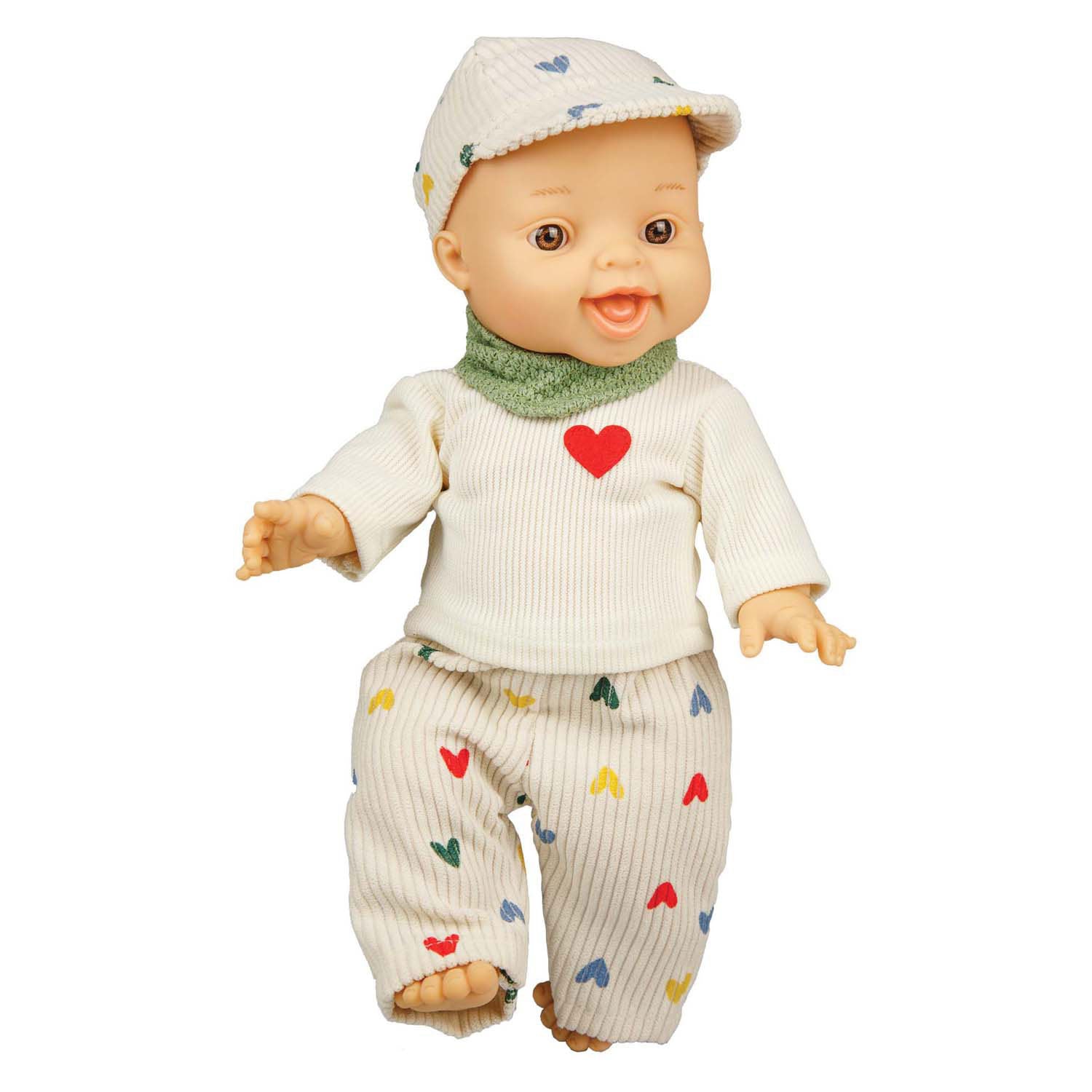 Heless Dolls Rippen-Samthosen Herzkonfetti, 35-45 cm