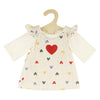 Heless Dolls Rippen-Samtkleid Hartjes Konfetti, 35-45 cm