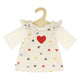 Heless Dolls Rippen-Samtkleid Hartjes Konfetti, 35-45 cm