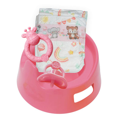 Heless Puppentöpfchen mit Zubehör rosa - 15cm