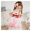 Heless doll dress winter princess lumi with crown and cape - size 28-35 cm