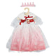 Heless Puppenkleid Winterprinzessin Lumi mit Krone und Umhang – Größe 35-45 cm