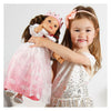 Heless Puppenkleid Winterprinzessin Lumi mit Krone und Umhang – Größe 35-45 cm