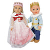 Heless Puppenkleid Winterprinzessin Lumi mit Krone und Umhang – Größe 35-45 cm