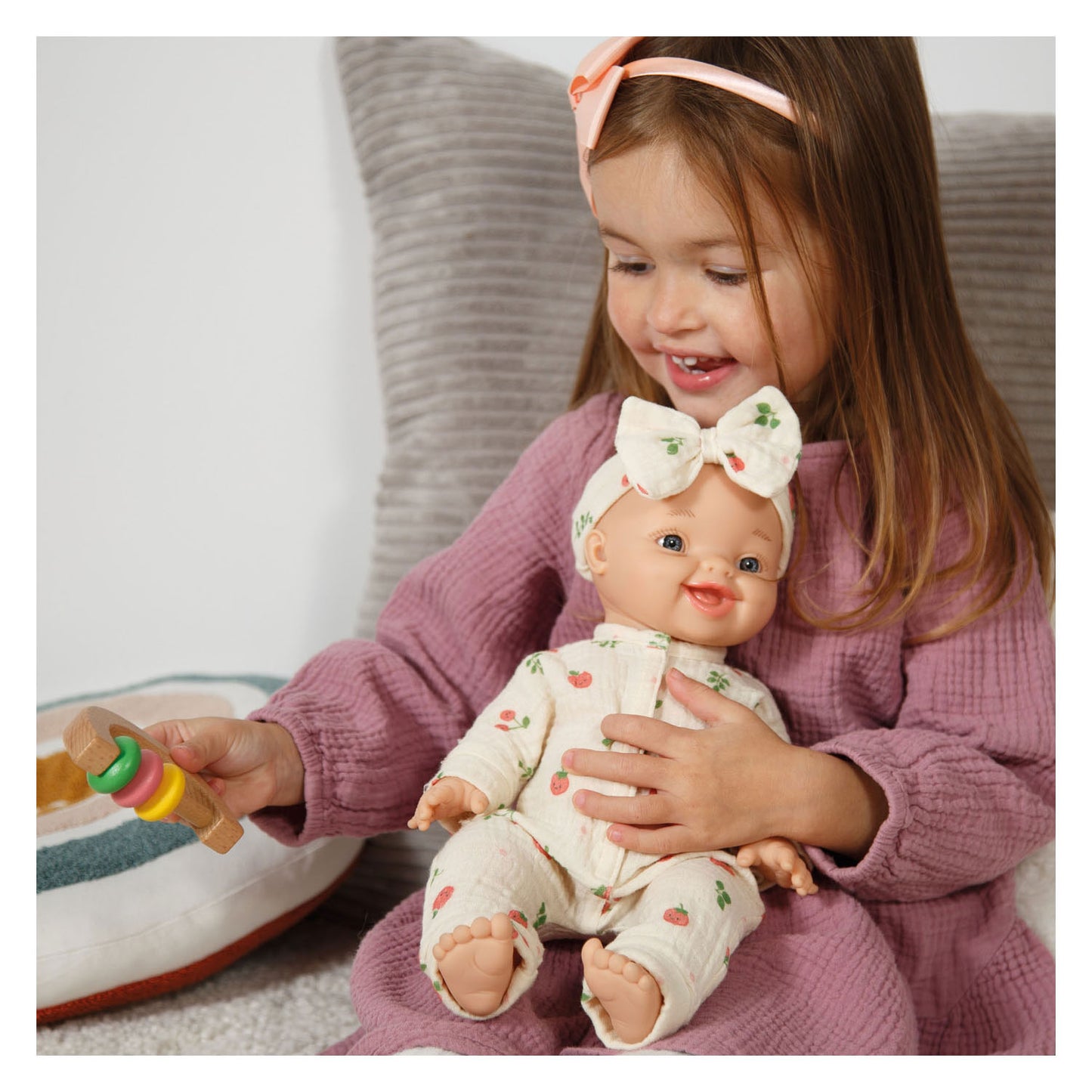 Heless Strampler für Puppen mit Stirnband - Größe 35-45 cm