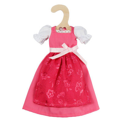 Heless traditionelles Dirndlkleid für Modepuppen Pinky - 29cm