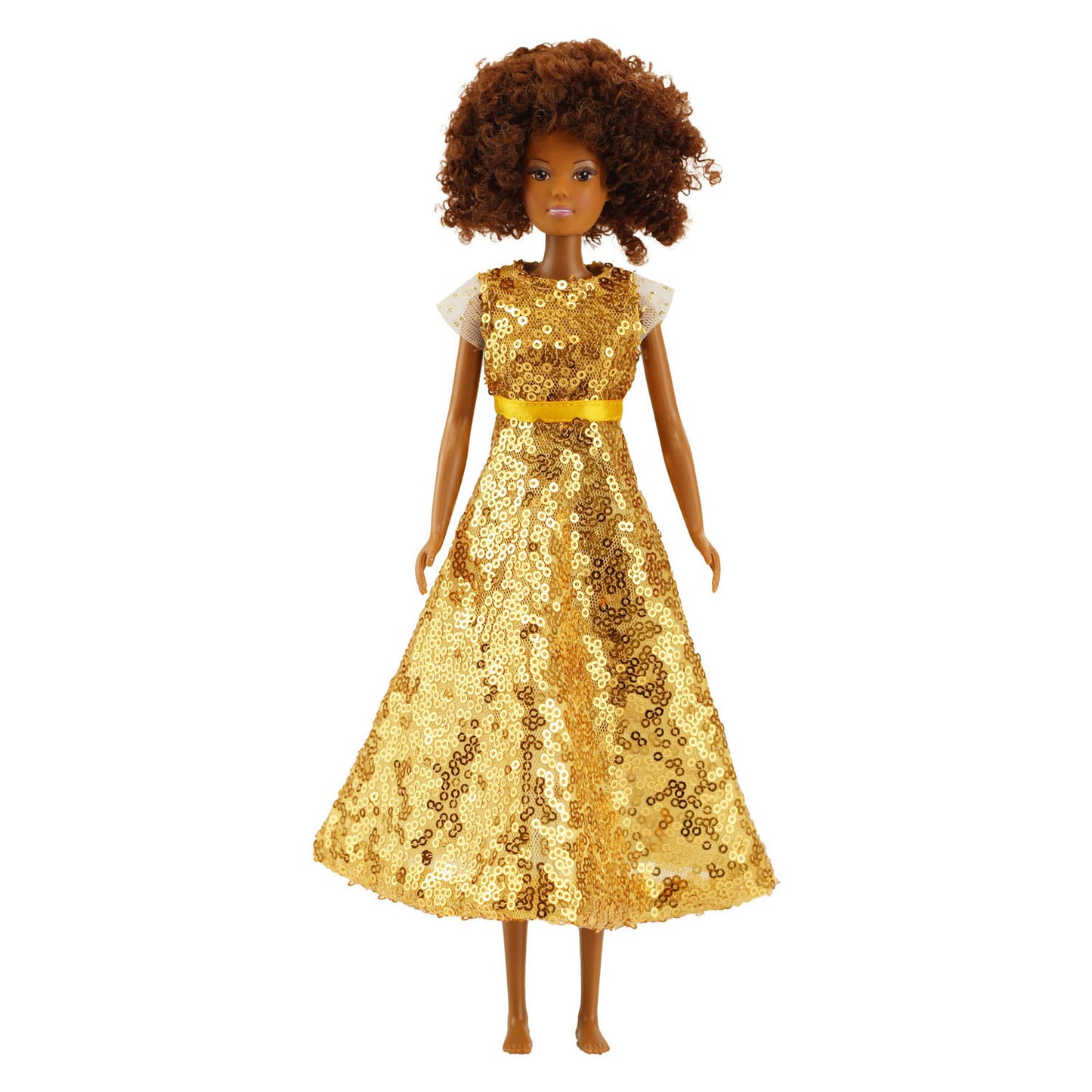 Heless Paillettenkleid Goldstar für Modepuppen – 29 cm