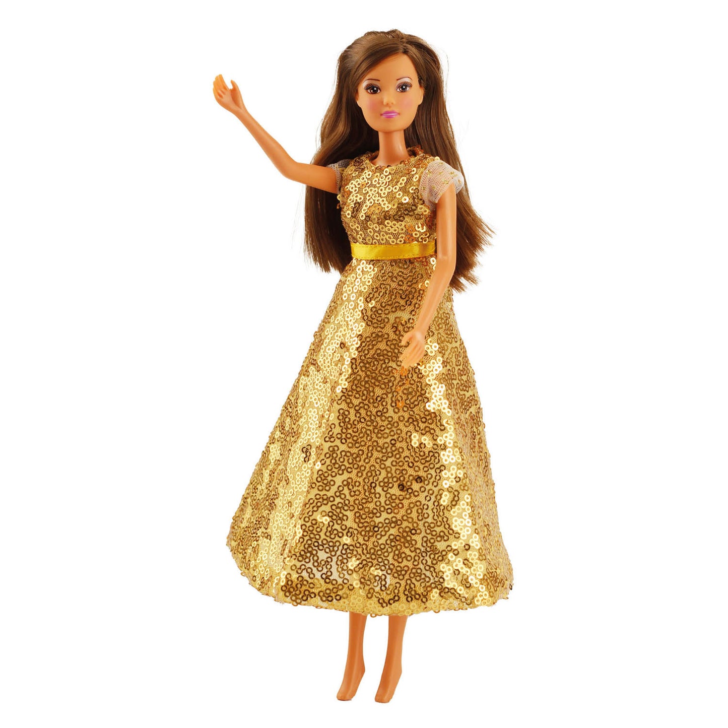 Heless Paillettenkleid Goldstar für Modepuppen – 29 cm