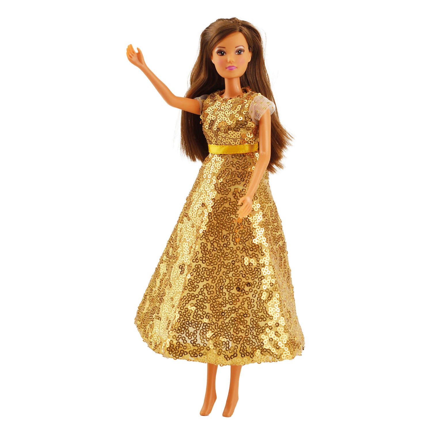 Heless Paillettenkleid Goldstar für Modepuppen – 29 cm