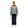 Heless kariertes Hemd mit Jeans für Modepuppen – 29 cm