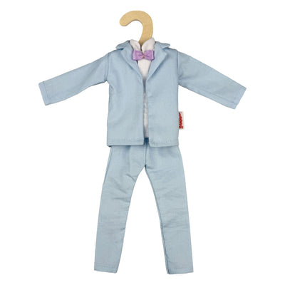 Hellblauer Smoking von Heless für Modepuppen – 29 cm