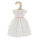 Heless weißes Kleid für Modepuppen – 29 cm