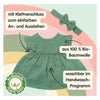 Heless Mädchen-Babypuppe mit grünem Kleid – 34 cm