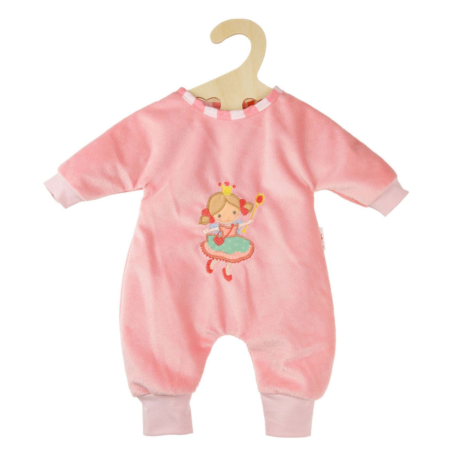 Heless Mädchen-Babypuppe mit Samtstrampler Prinzessin Emily – 34 cm