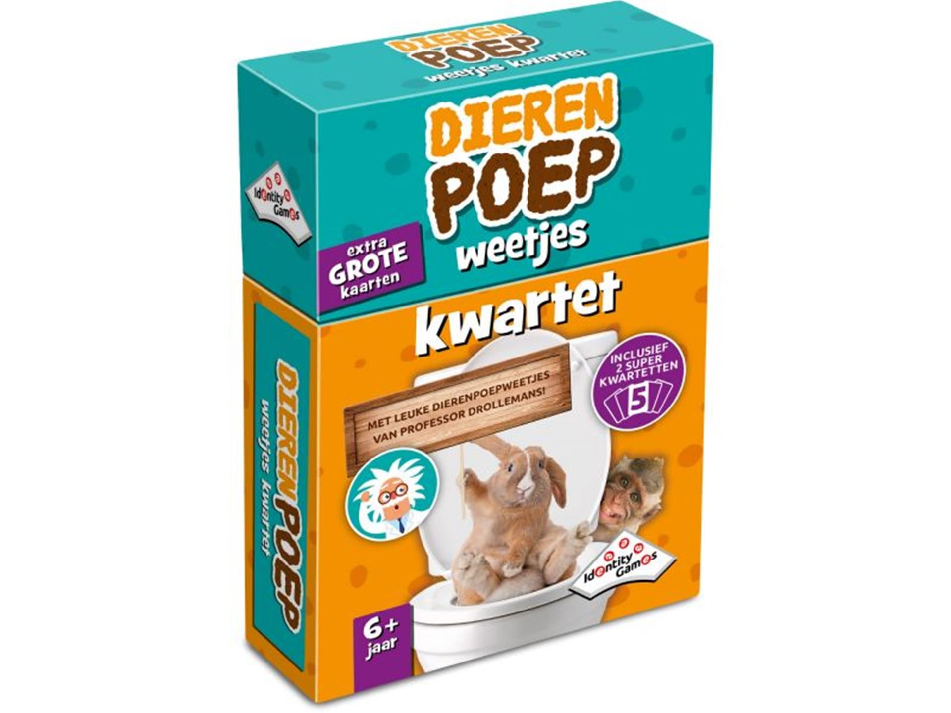 Identitätsspiele Animal Poo Fakten Quartett