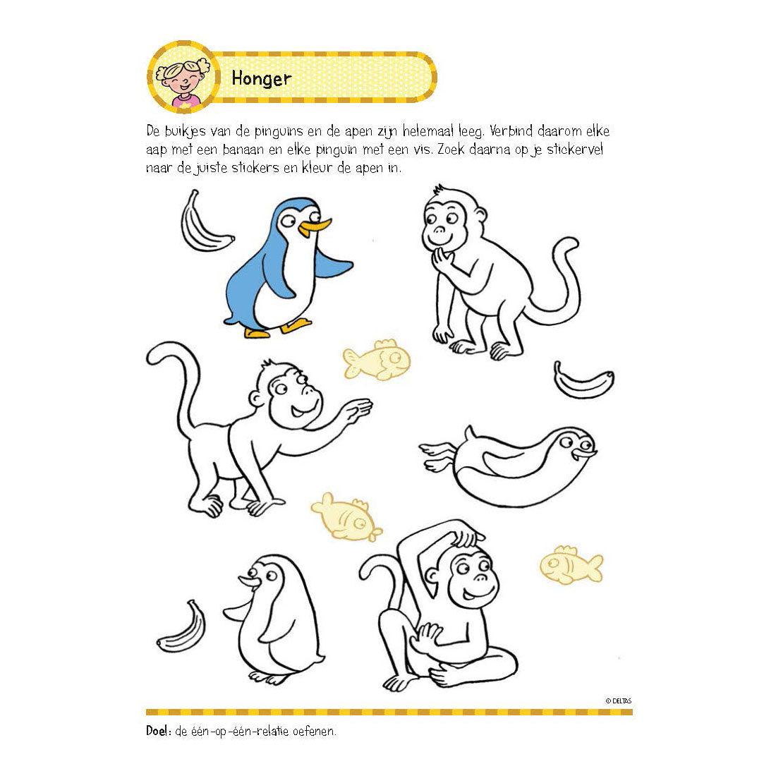 Deltas-Übungsbuch mit Aufklebern Zählspiele (5-6 Jahre)