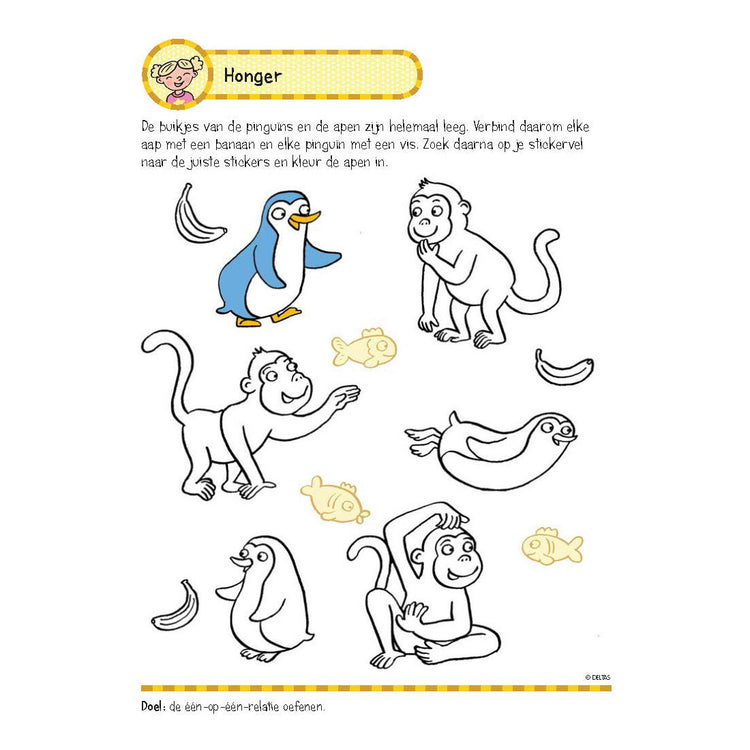 Deltas-Übungsbuch mit Aufklebern Zählspiele (5-6 Jahre)