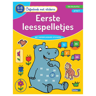 Deltas-Übungsbuch mit Aufklebern Erste Lesespiele (5-6 Jahre)