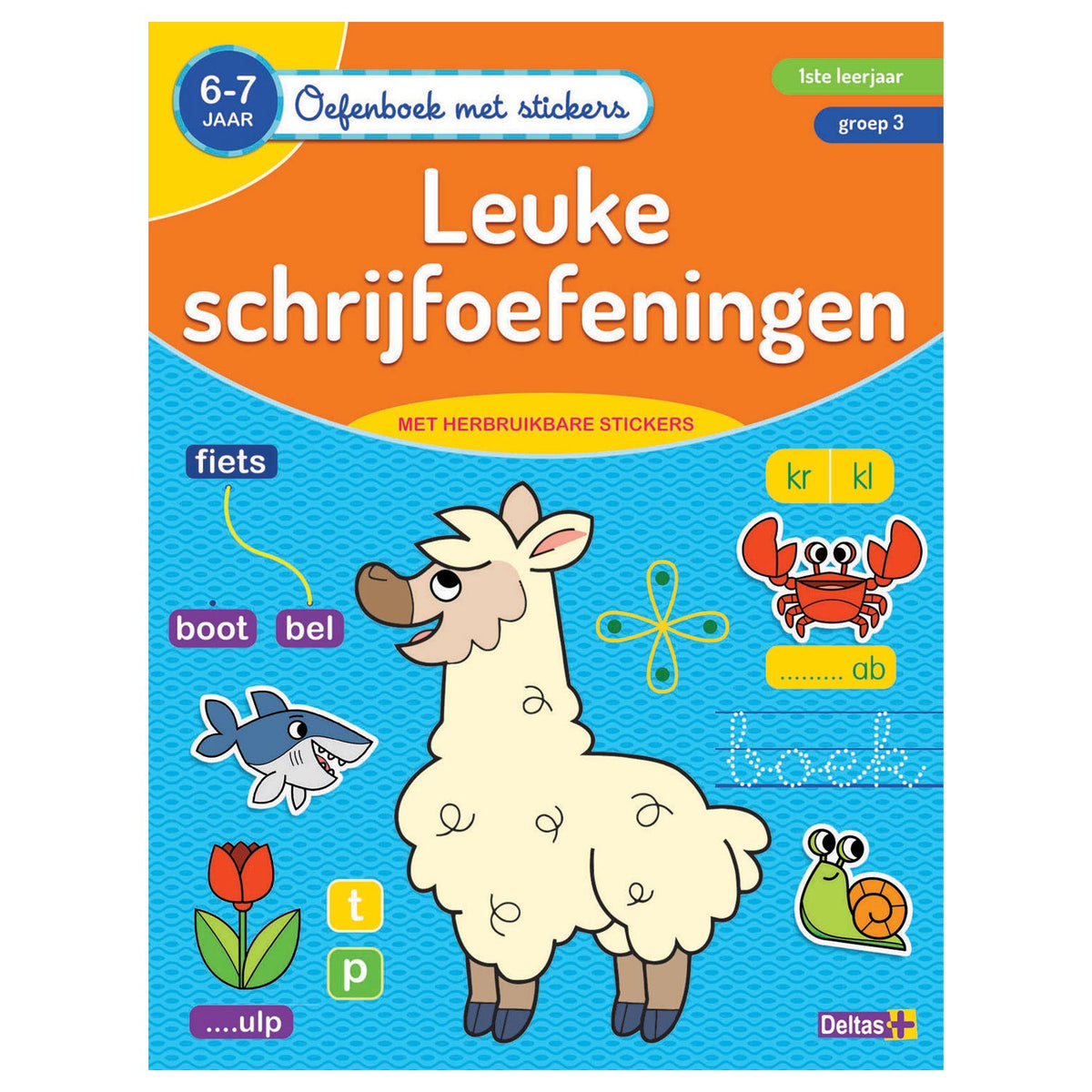 Deltas-Übungsbuch mit Aufklebern schöne Schreibübungen (6-7 Jahre)