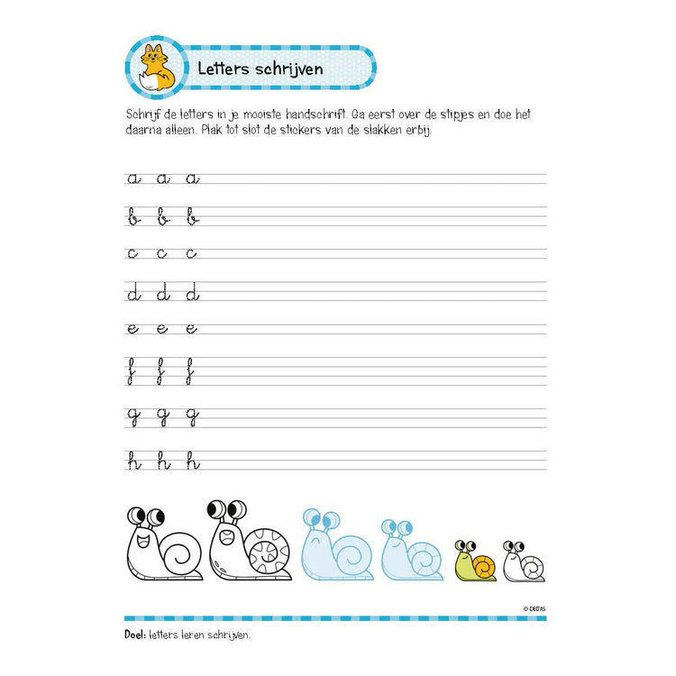 Deltas-Übungsbuch mit Aufklebern schöne Schreibübungen (6-7 Jahre)