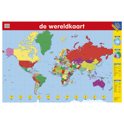 Deltas Bildungsplakat Die Weltkarte