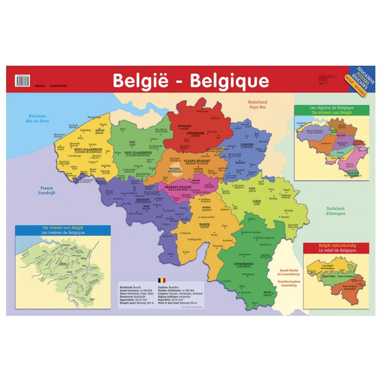 Deltas Bildungsplakat Belgien