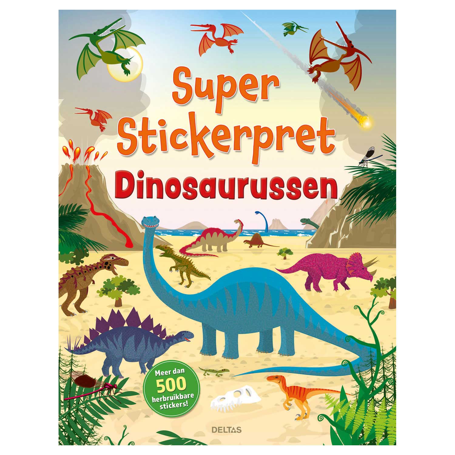 Deltas Super Sticker Fun Dinosaurier
