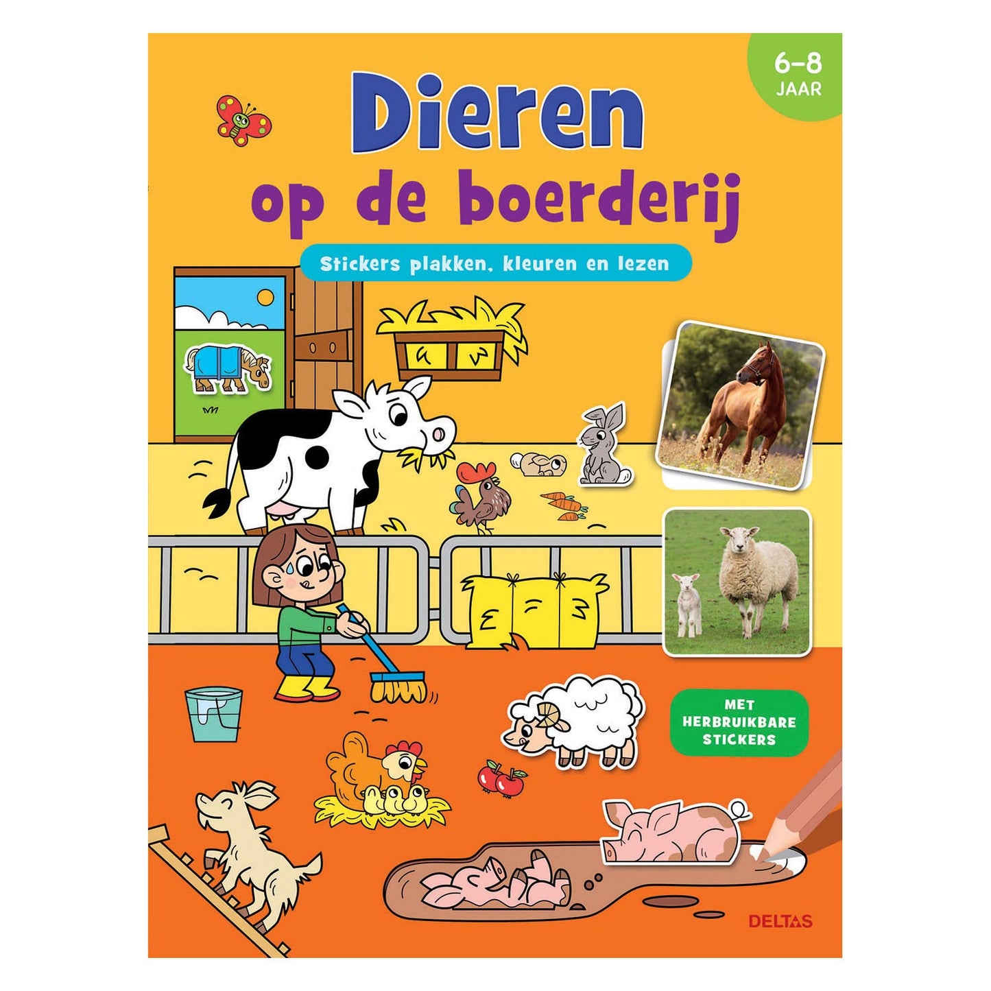 Aufkleberbuch - Tiere auf der Farm