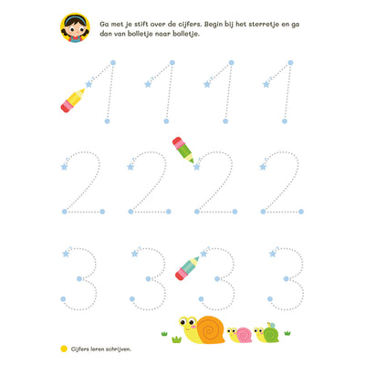 Deltas Schulheft aus waschbarem Papier, erste Zählspiele (4-5 Jahre)
