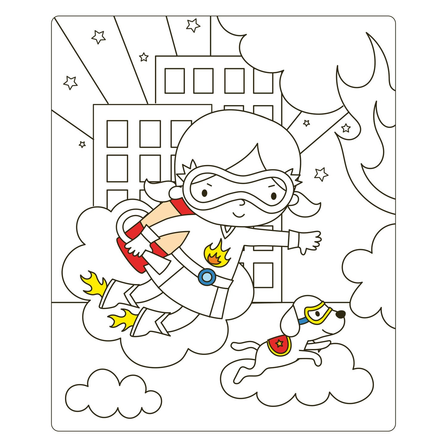 Deltas Super Girls Sticker Fun Dressing Dolls Sticker Book