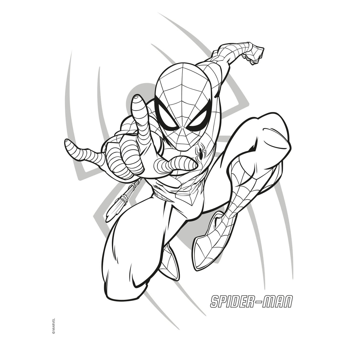 Deltas Spider-Man Farbblock