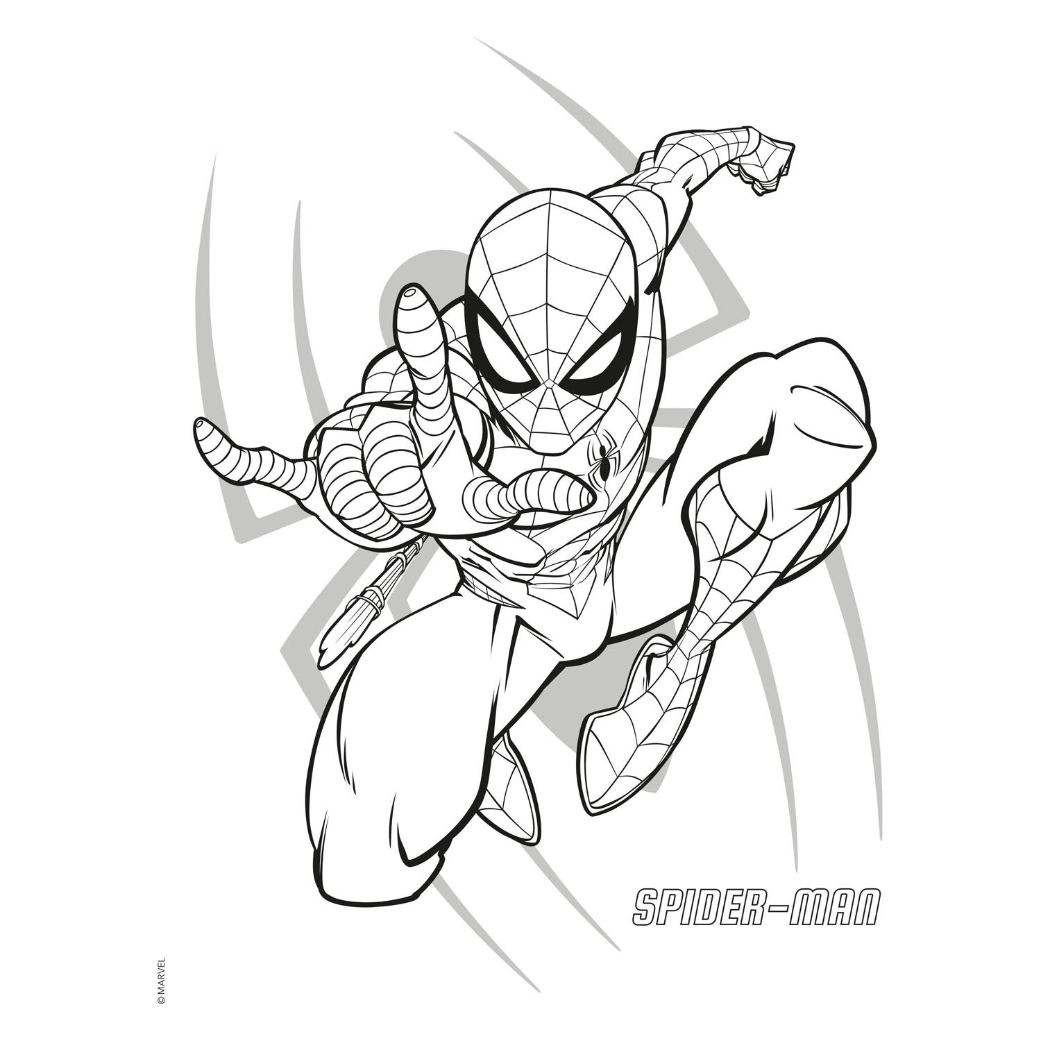 Deltas Spider-Man Farbblock