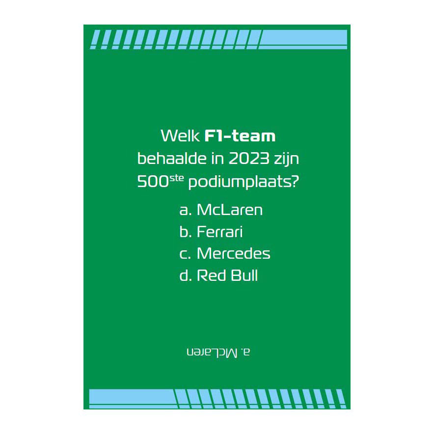 Delta, lass uns ein Quiz machen! - Formel 1