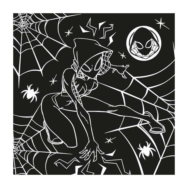Deltas Marvel-Spider-Man-Rubbelkarten