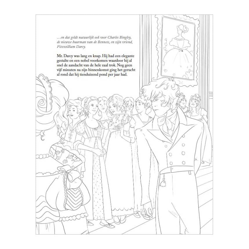 Deltas Stolz-Vorurteil-Malbuch für Erwachsene