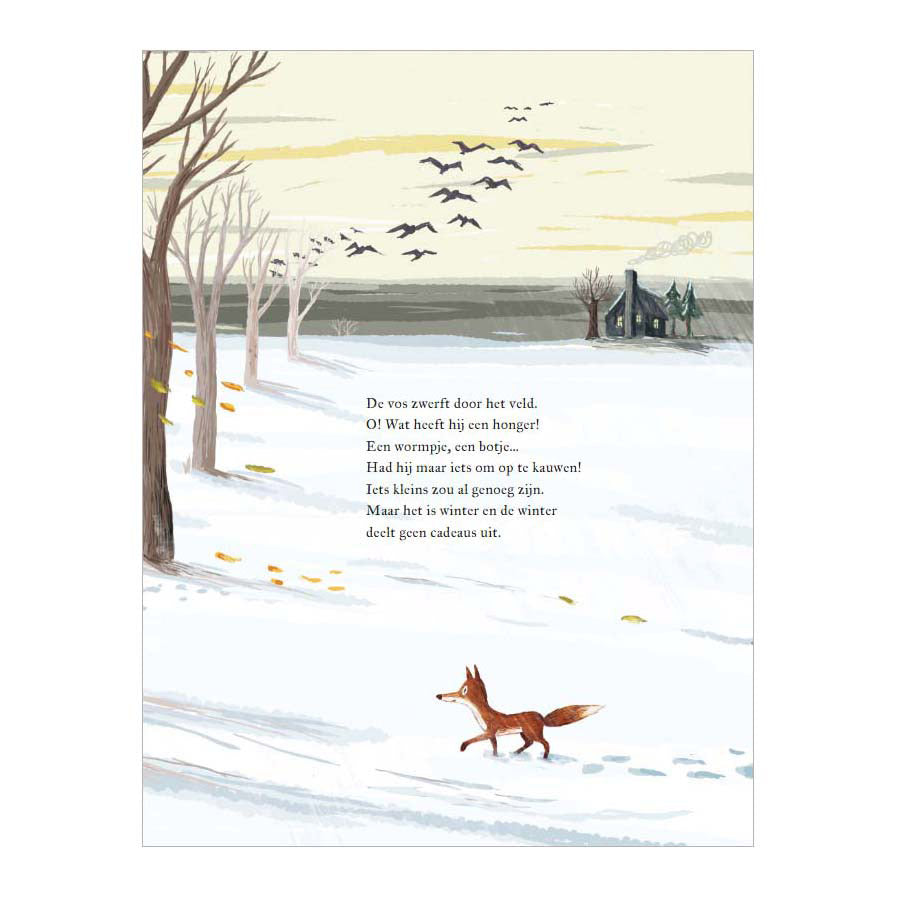 Deltas an einem kalten Wintertag