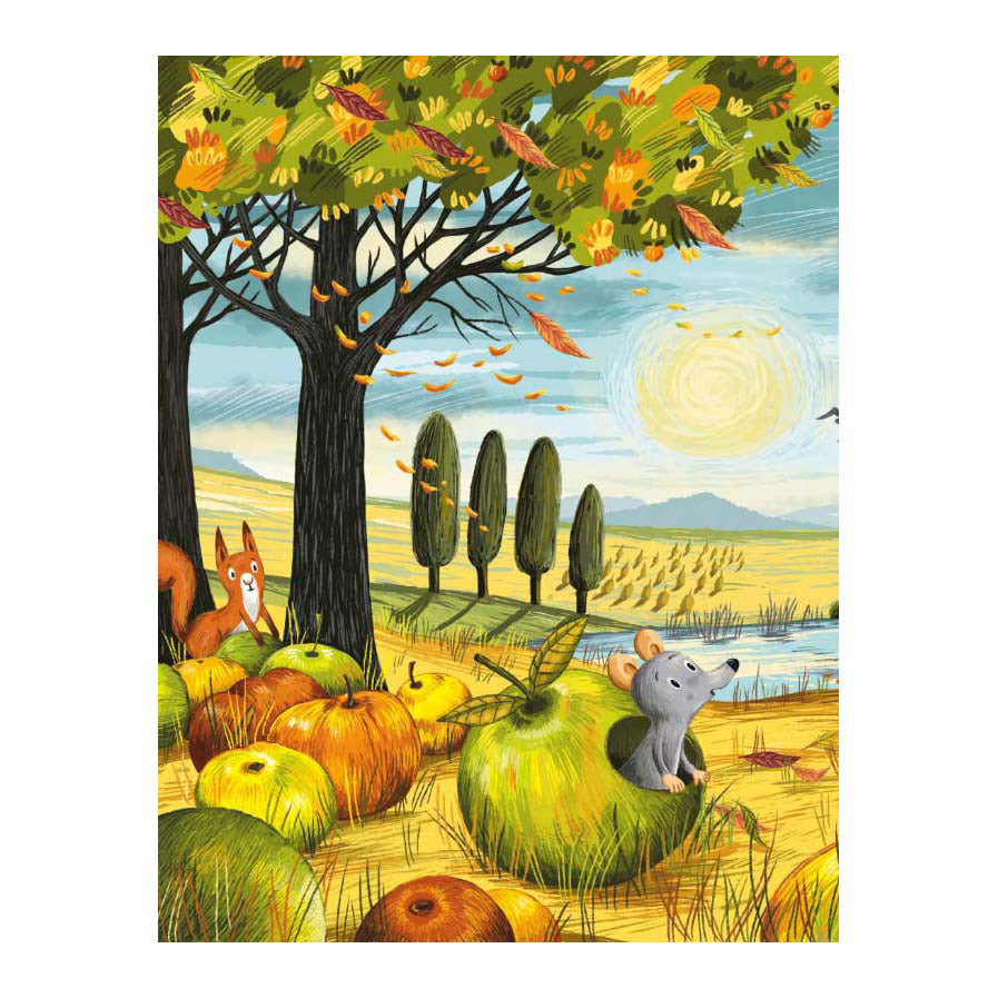Deltas an einem sonnigen Herbsttag
