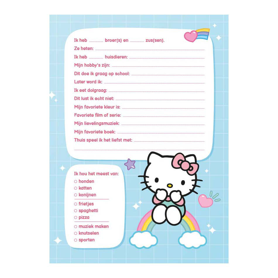 Deltas Hello-Kitty-Freundebuch