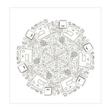 Deltas Kawaii-Mandala-Malspaß - afbeelding 3