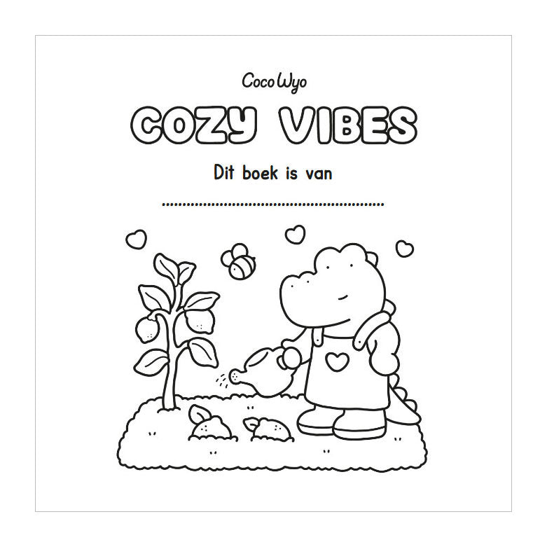 Deltas gemütliche Stimmung, süßes, gemütliches Malbuch Coco Wyo