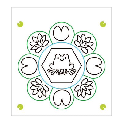 Deltas fröhliches Mandala-Farbmalbuch