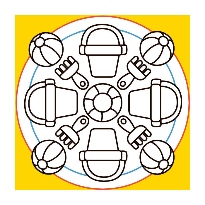 Deltas fröhliches Mandala-Farbmalbuch