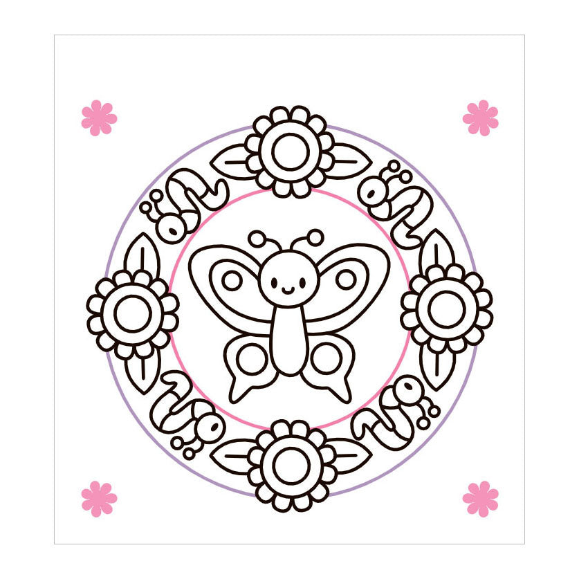 Deltas fröhliches Mandala-Farbmalbuch